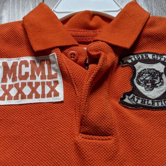[KIDS 2/$20] NWT Baby Boy (18M) - CHILDREN'S PLACE Orange Pique Polo - Picture 3 of 5